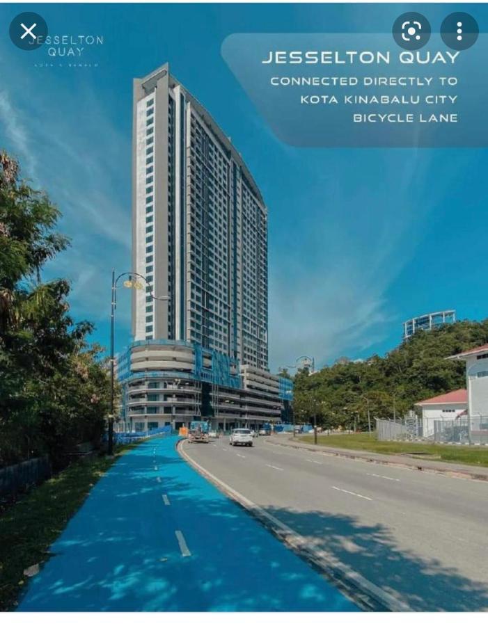 Petronella Suites Apartment @ Jesselton Quay Kota Kinabalu Exteriör bild