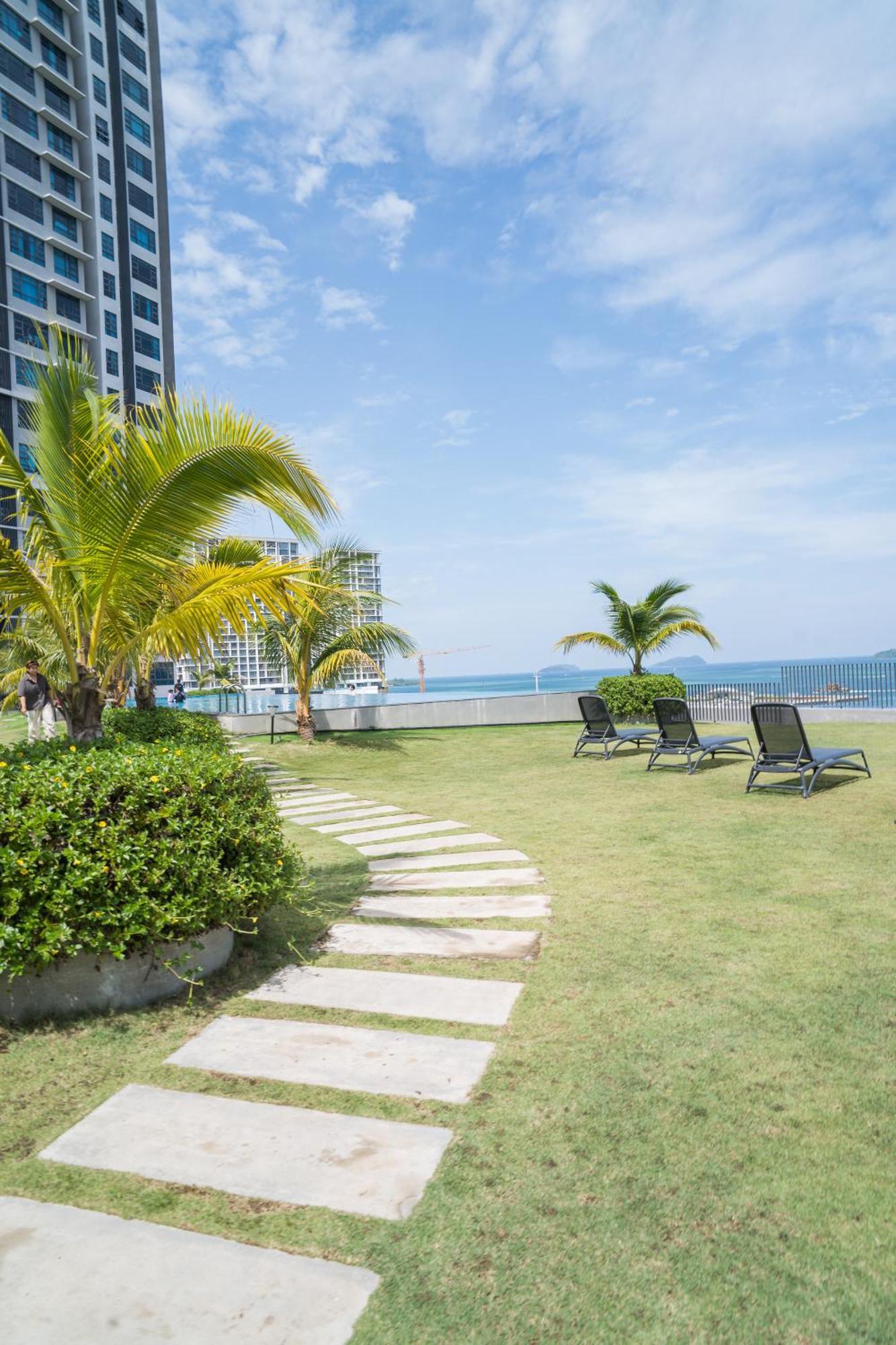 Petronella Suites Apartment @ Jesselton Quay Kota Kinabalu Exteriör bild