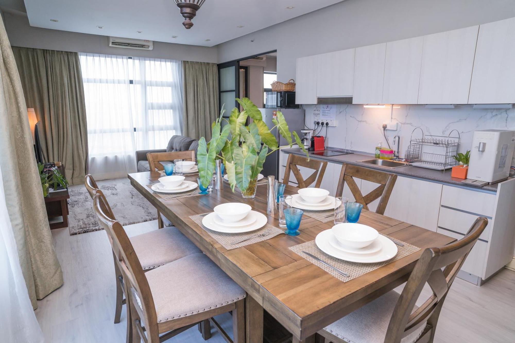 Petronella Suites Apartment @ Jesselton Quay Kota Kinabalu Exteriör bild